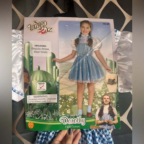 Dorothy Wizard of Oz medium 8/10 kids Halloween costume brand new - Picture 2 of 4